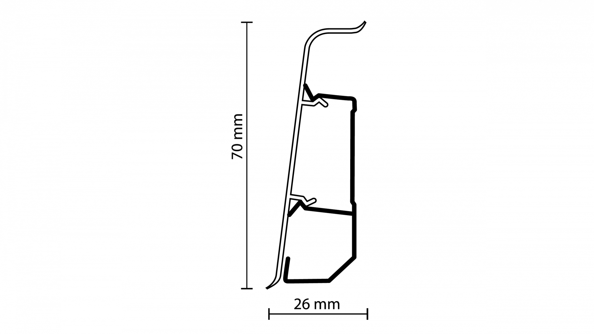 Plinta PVC Arbiton INDO 44 Stejar Bolton 